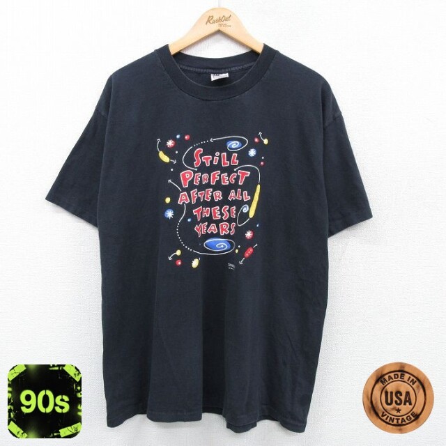 【50%OFF】90s 半袖Tシャツ STIL PERFECT ブラック XL | 古着
