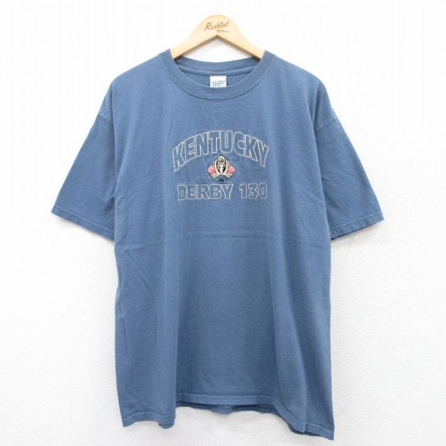 00s 半袖Tシャツ ケンタッキー ネイビー XL | 古着