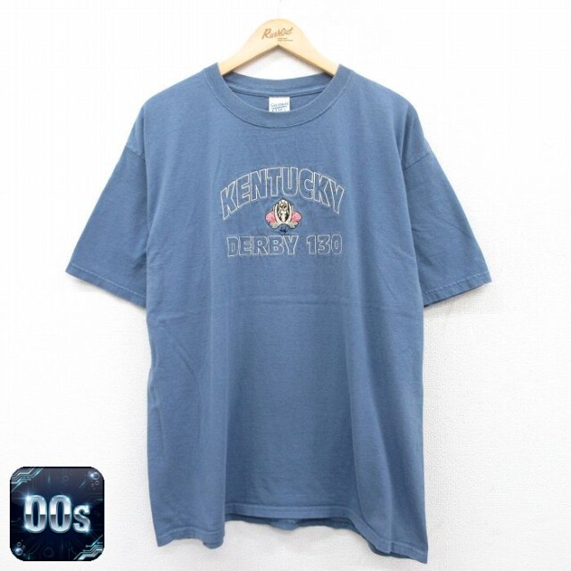 【50%OFF】00s 半袖Tシャツ ケンタッキー ネイビー XL | 古着