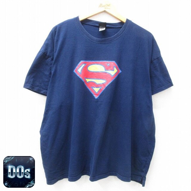 【50%OFF】00s 半袖Tシャツ DCコミックス ネイビー XL | 古着