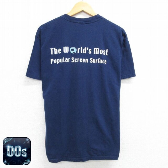 00s 半袖Tシャツ HARKNESS SCREENS ネイビー L | 古着