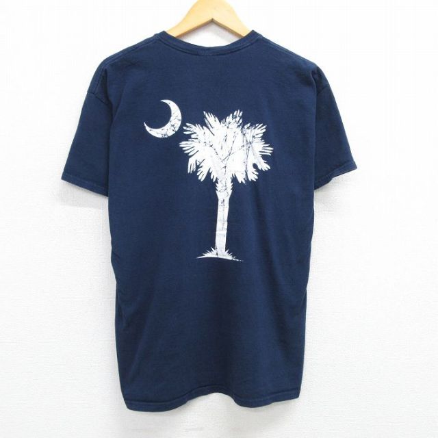 00s 半袖Tシャツ ヤシの木 ネイビー L | 古着