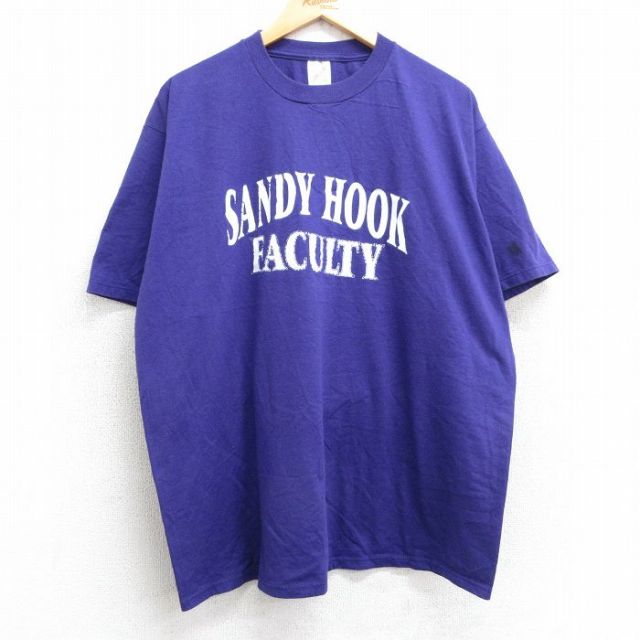 ジャージーズ 90s 半袖Tシャツ FACULTY パープル XL | 古着