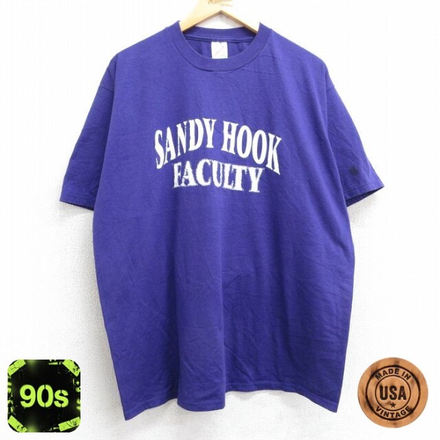 【50%OFF】ジャージーズ 90s 半袖Tシャツ FACULTY パープル XL | 古着