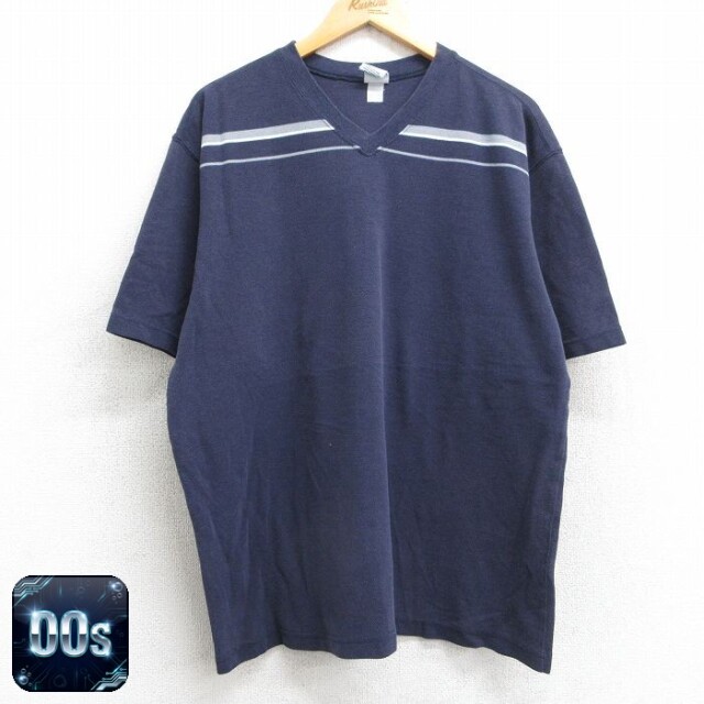 【50%OFF】オールドネイビー 00s 半袖Tシャツ 鹿の子 ネイビー XL | 古着