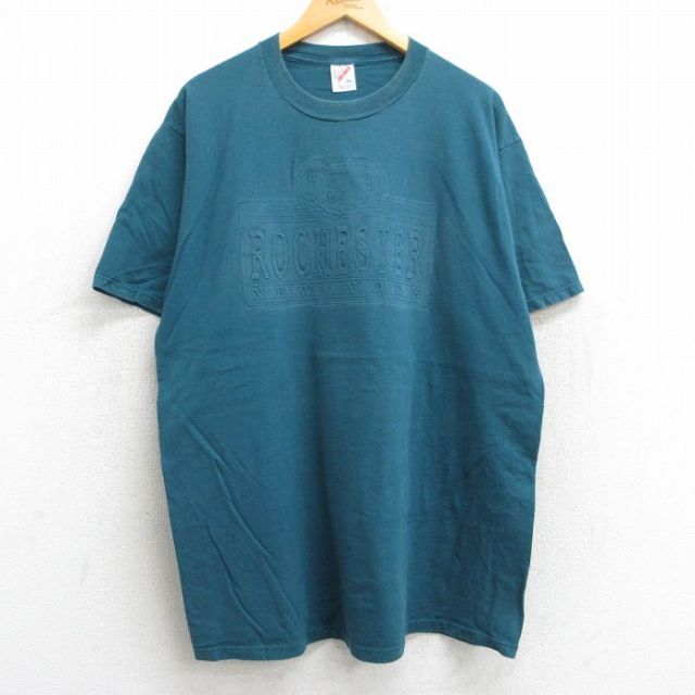 ジャージーズ 90s 半袖Tシャツ ロチェスター ニューヨーク グリーン XL | 古着