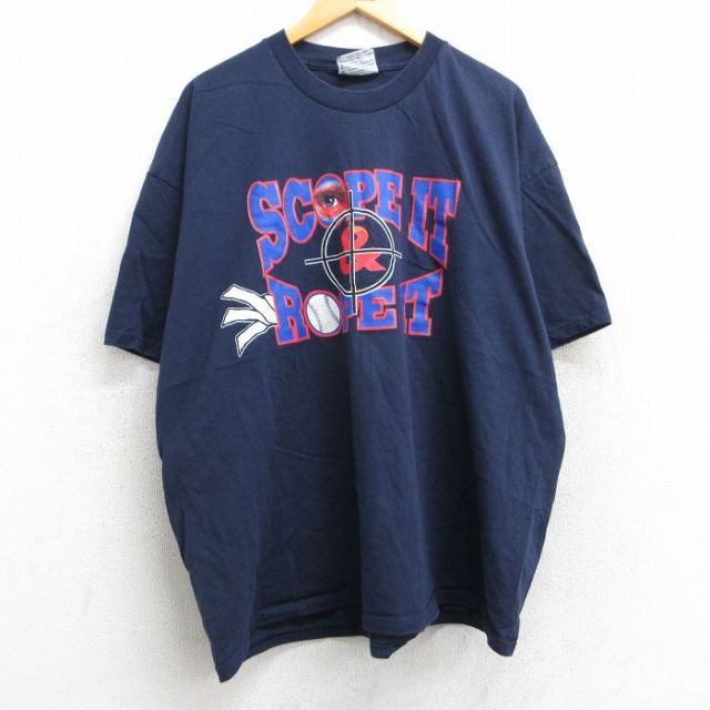 リー 00s 半袖Tシャツ ベースボール ネイビー XL | 古着