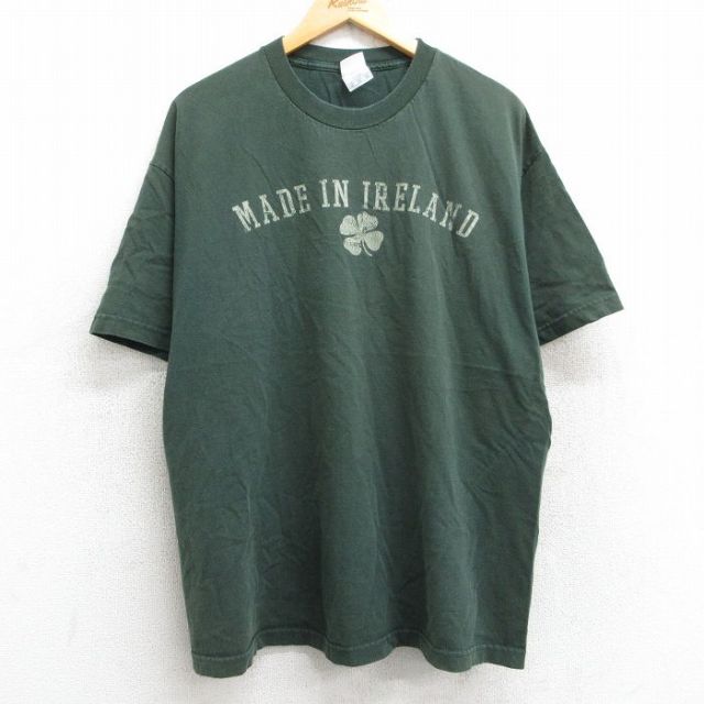 00s 半袖Tシャツ クローバー グリーン XL | 古着