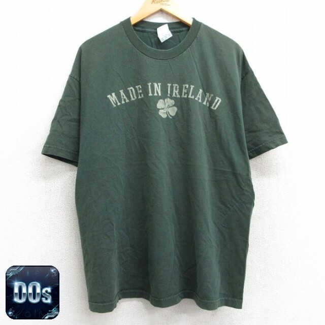 【50%OFF】00s 半袖Tシャツ クローバー グリーン XL | 古着