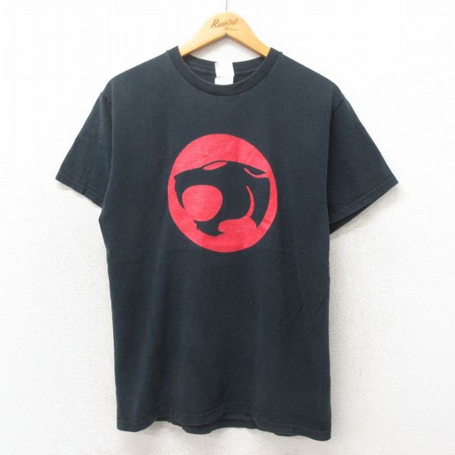 フルーツオブザルーム 00s 半袖Tシャツ サンダーキャッツ ブラック M | 古着