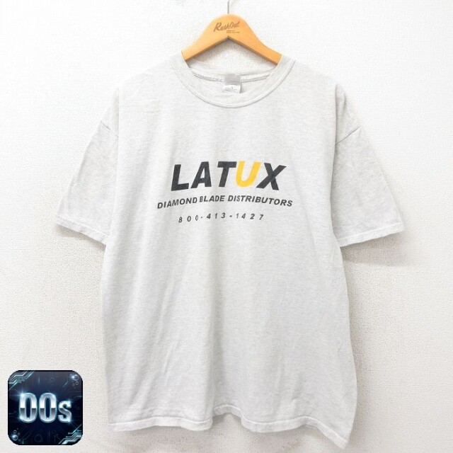 00s 半袖Tシャツ LATUX グレー XL | 古着