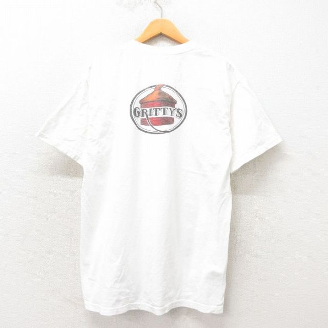00s 半袖Tシャツ GRITTYS ホワイト L | 古着