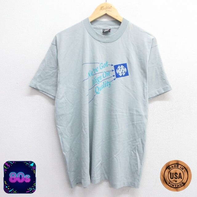 【50%OFF】スクリーンスターズ 80s 半袖Tシャツ Weve Got グレー XL | 古着
