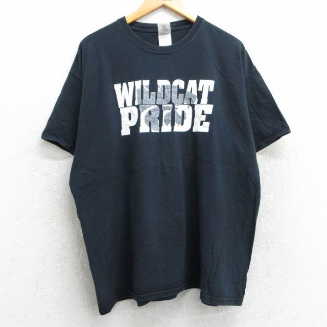 00s 半袖Tシャツ ワイルドキャット ブラック XL | 古着