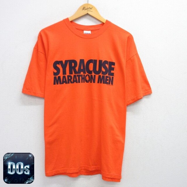 【50%OFF】00s 半袖Tシャツ シラキュースマラソン オレンジ XL | 古着