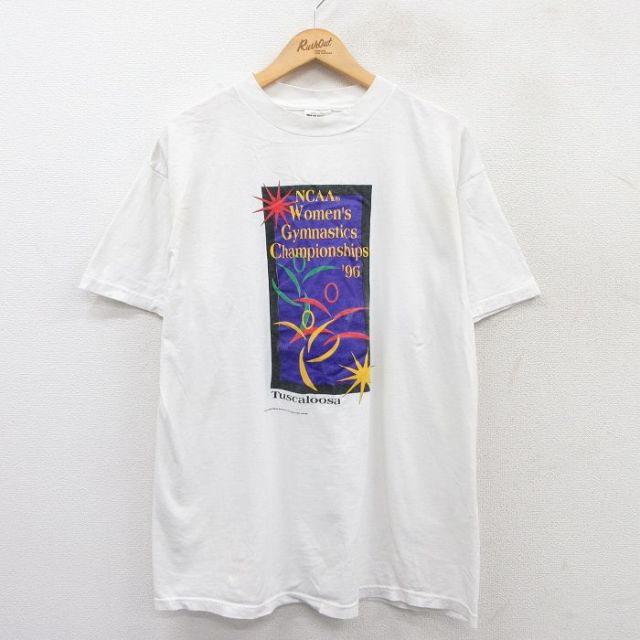 TULTEX 90s 半袖Tシャツ NCAAチャンピオンシップ ホワイト XL | 古着