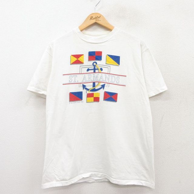 ヘインズ 90s 半袖Tシャツ セントアーマンズ ホワイト L | 古着