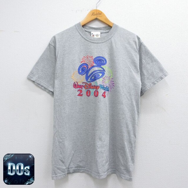 【50%OFF】00s 半袖Tシャツ ディズニー グレー霜降り L | 古着