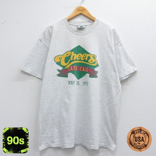 【50%OFF】リー 90s 半袖Tシャツ Cheers グレー XL | 古着