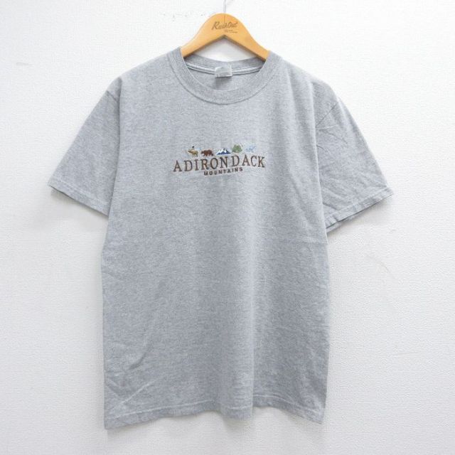 アディロンダック 00s 半袖Tシャツ グレー L | 古着