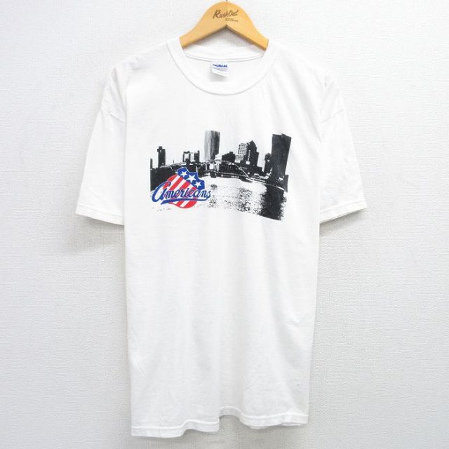 00s 半袖Tシャツ 街 ホワイト XL | 古着