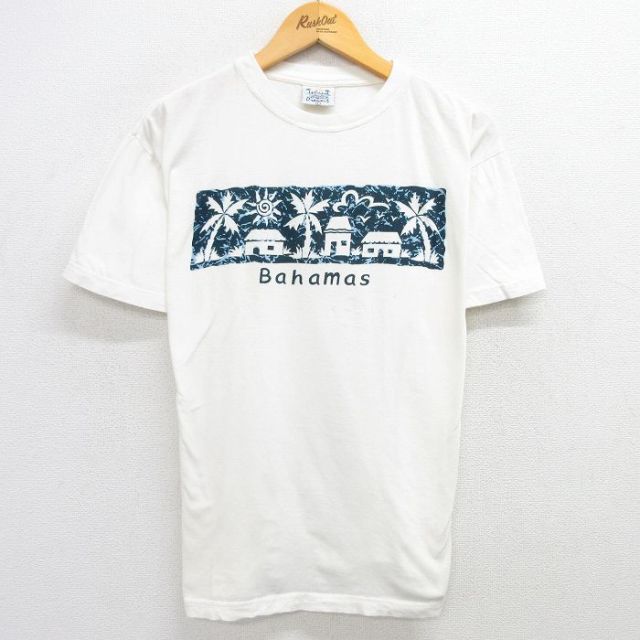 90s 半袖Tシャツ バハマ ホワイト XL | 古着