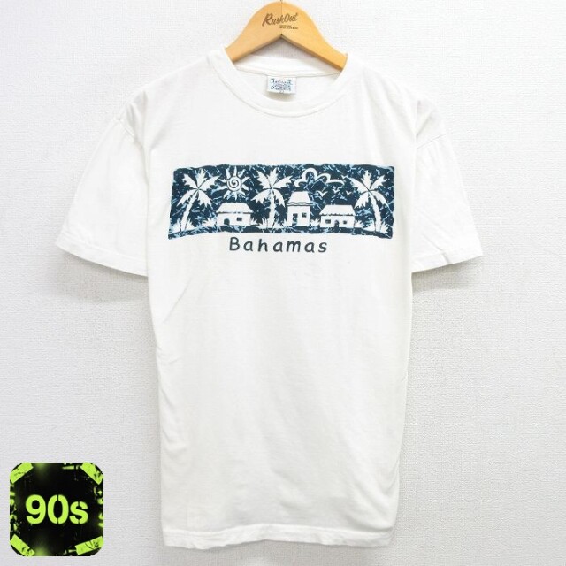 【50%OFF】90s 半袖Tシャツ バハマ ホワイト XL | 古着