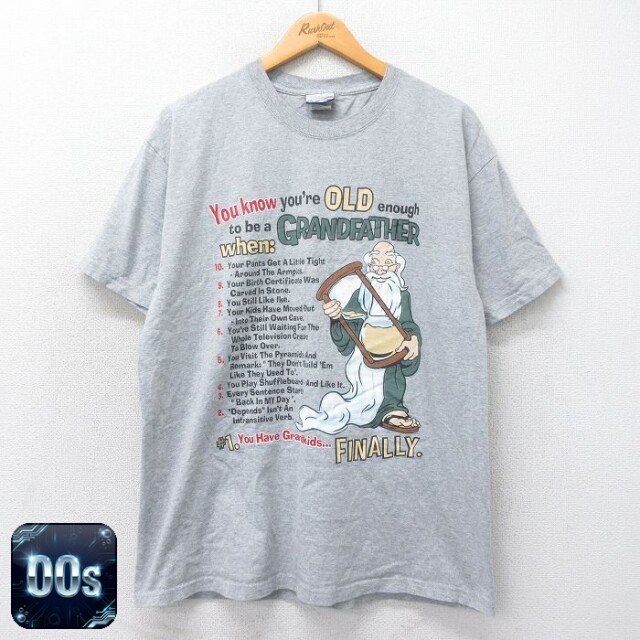 【50%OFF】00s 半袖Tシャツ GRAND FATHRT グレー霜降り L | 古着