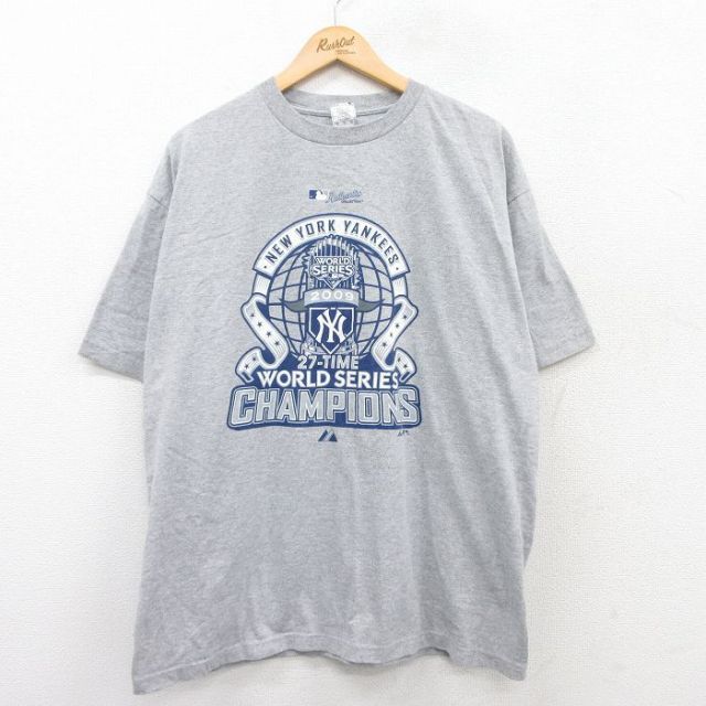 00s 半袖Tシャツ ニューヨークヤンキース グレー XL | 古着