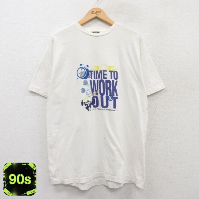 【50%OFF】90s 半袖Tシャツ チアリーダー ホワイト XL | 古着