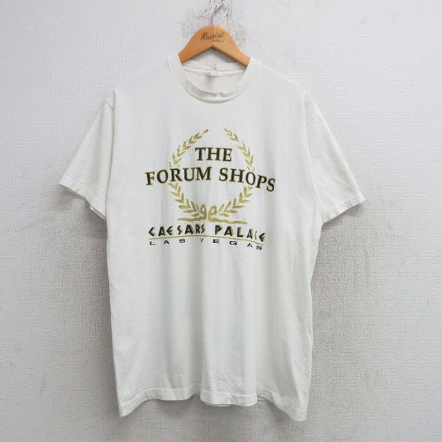 【50%OFF】90s 半袖Tシャツ FORUM SHOPS ホワイト L | 古着