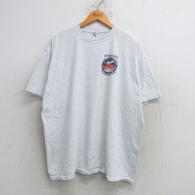 00s 半袖Tシャツ ICARUS BASE 霜降りグレー XL | 古着