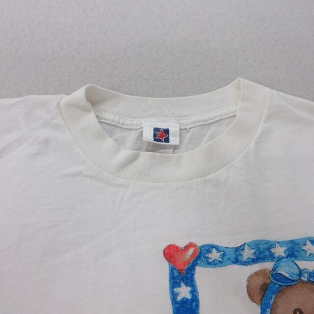 古着通販 XL☆古着 半袖 ビンテージ Tシャツ メンズ 90年代 90s クマ