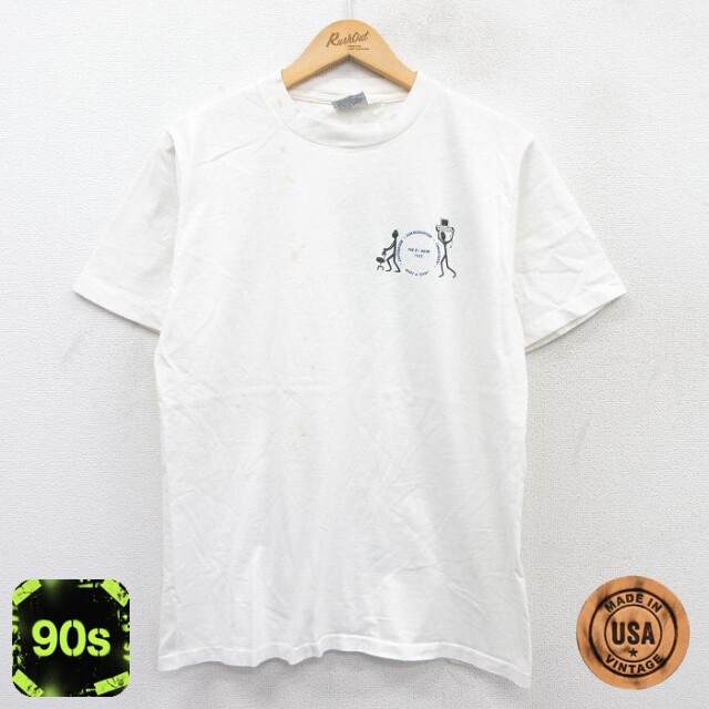 All Sport 90s 半袖Tシャツ THE E1 MOVE ホワイト M | 古着