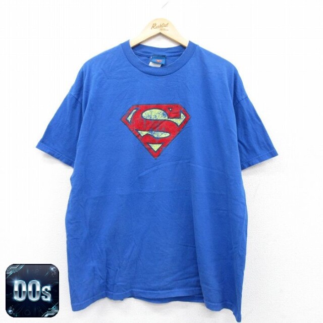 00s 半袖Tシャツ DCコミックス ブルー XL | 古着