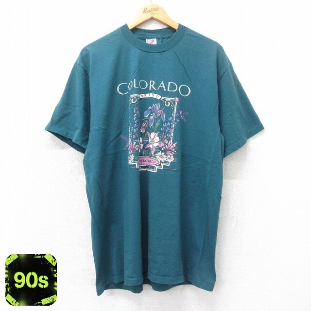 【50%OFF】ジャージーズ 90s 半袖Tシャツ コロラド グリーン XL | 古着