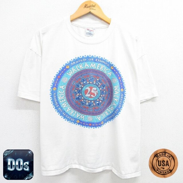 【50%OFF】ヘインズ 00s 半袖Tシャツ WALKAMERICA ホワイト XL | 古着
