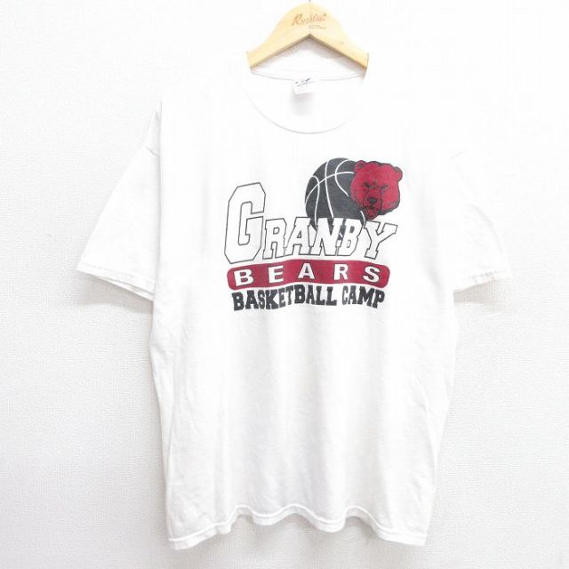 00s 半袖Tシャツ GRANBY BEARS ホワイト XL | 古着