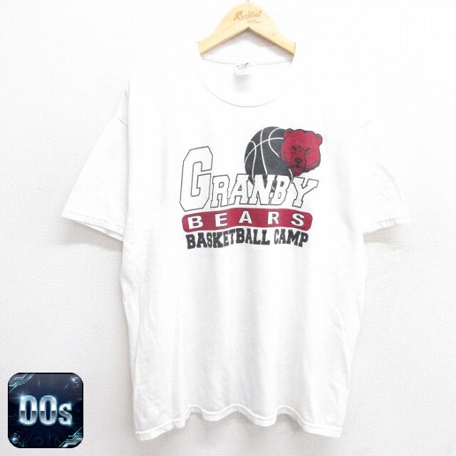 【50%OFF】00s 半袖Tシャツ GRANBY BEARS ホワイト XL | 古着