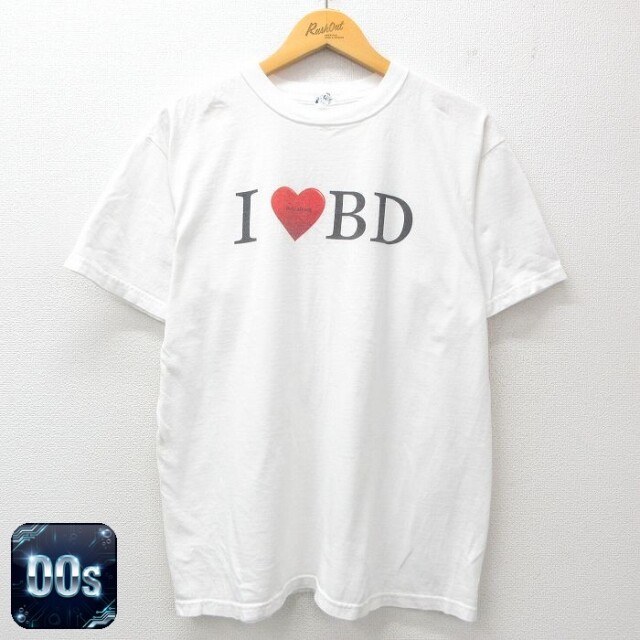 【50%OFF】00s 半袖Tシャツ ハート ホワイト L | 古着