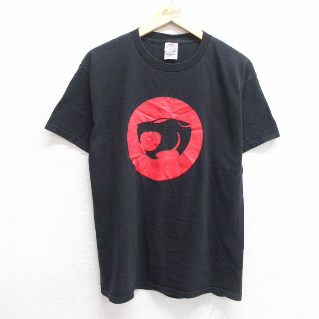 00s 半袖Tシャツ アンダーキャッツ ブラック M | 古着