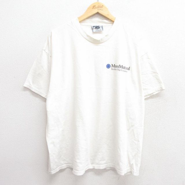 リー 00s 半袖Tシャツ マスミューチュアル ホワイト XL | 古着