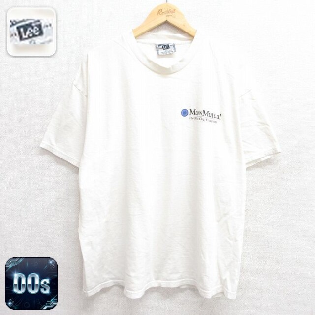 【50%OFF】リー 00s 半袖Tシャツ マスミューチュアル ホワイト XL | 古着