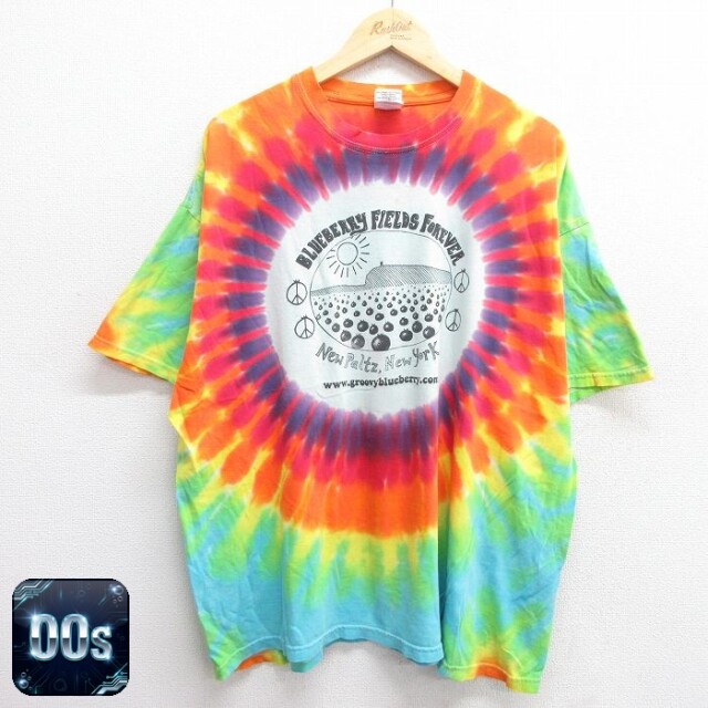 【50%OFF】00s 半袖Tシャツ タイダイ オレンジ XL | 古着