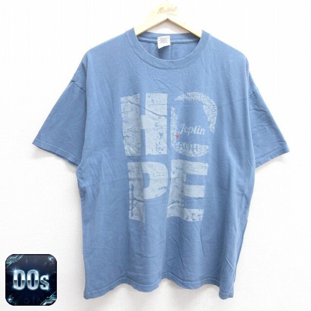 【50%OFF】00s 半袖Tシャツ HOPE ネイビー XL | 古着