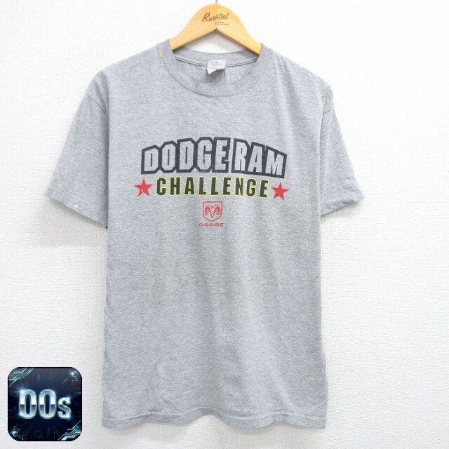 【50%OFF】00s 半袖Tシャツ ダッジラム グレー XL | 古着