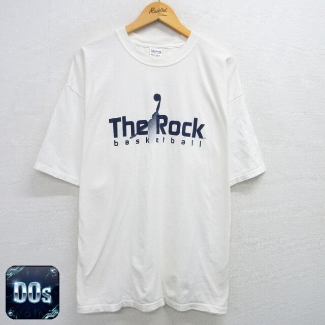 【50%OFF】00s 半袖Tシャツ The ROCK ホワイト XL | 古着