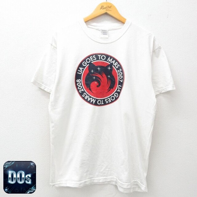 【50%OFF】00s 半袖Tシャツ UA GOES TO MARS ホワイト L | 古着