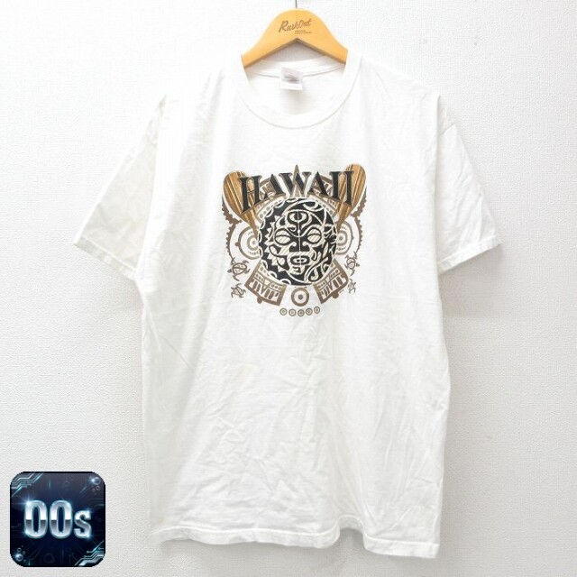 【50%OFF】フルーツオブザルーム 00s 半袖Tシャツ ハワイ ホワイト XL | 古着