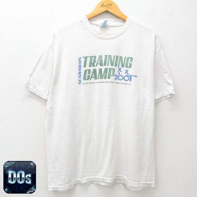 【50%OFF】ヘインズ 00s 半袖Tシャツ イースタンワシントン ホワイト L | 古着